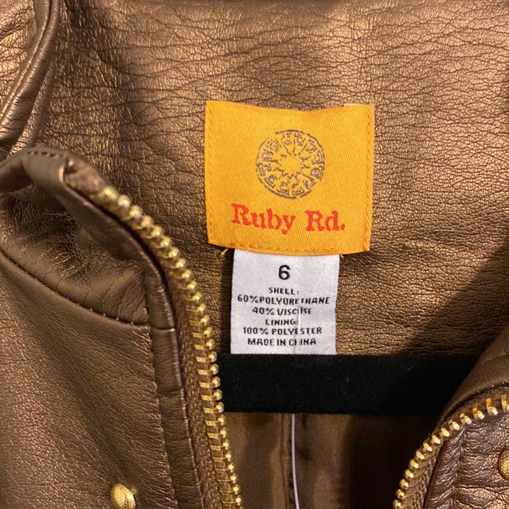 Ruby Red Motorcycle Jacket - image 2